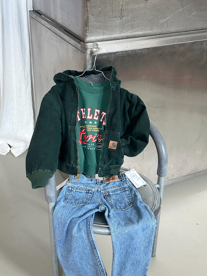 Carhartt vintage hunter green hooded jacket – Tiny Tsuki