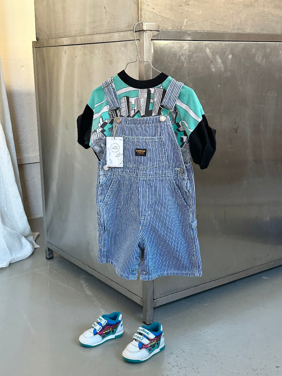 (数時間限定)vintage oshkosh レア柄 Vintage Oshkosh B'gosh striped shortalls – Tiny Tsuki
