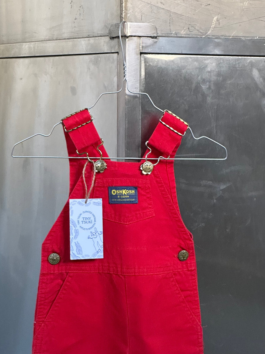 Vintage Oshkosh overalls red – Tiny Tsuki