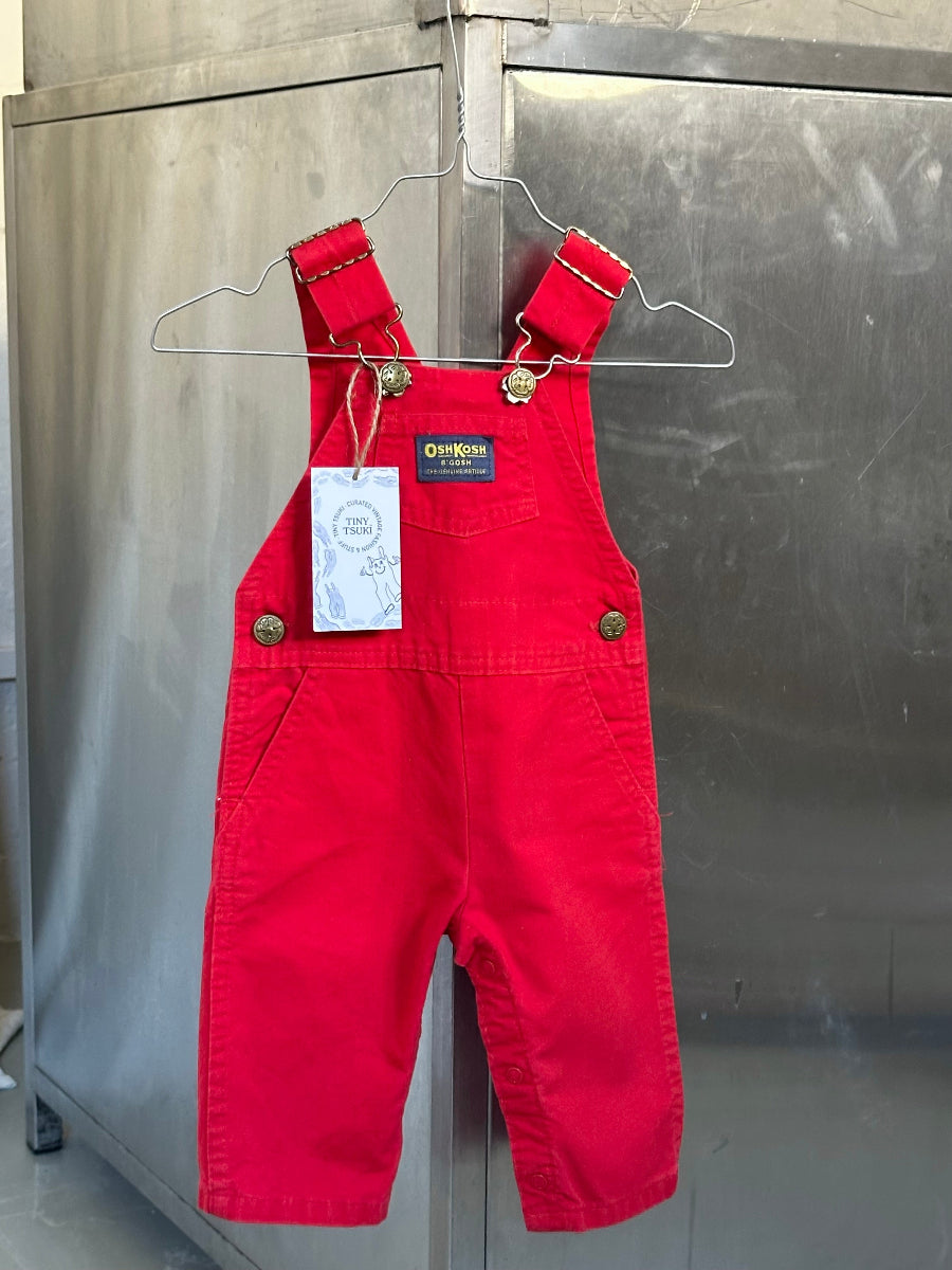 Vintage Oshkosh overalls red – Tiny Tsuki